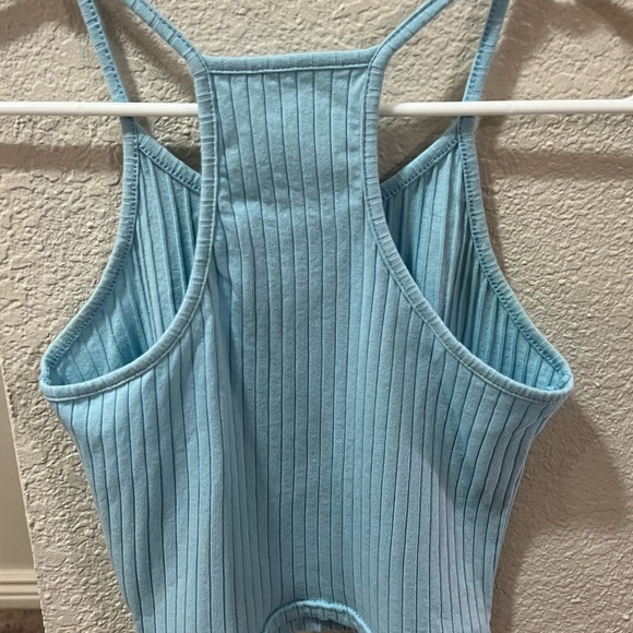 Women’s SHEIN Blue And Grey Crop Top Racerback Tank Top Combo! - Picture 6 of 6
